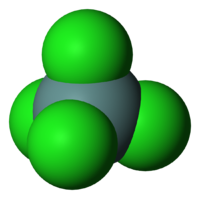 Хлорид германия(IV): вид молекулы