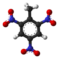 Тринитротолуол: вид молекулы