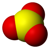 Оксид серы(VI): вид молекулы