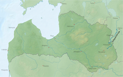 Утроя на карте Латвии