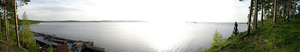 Панорама Исетского озера