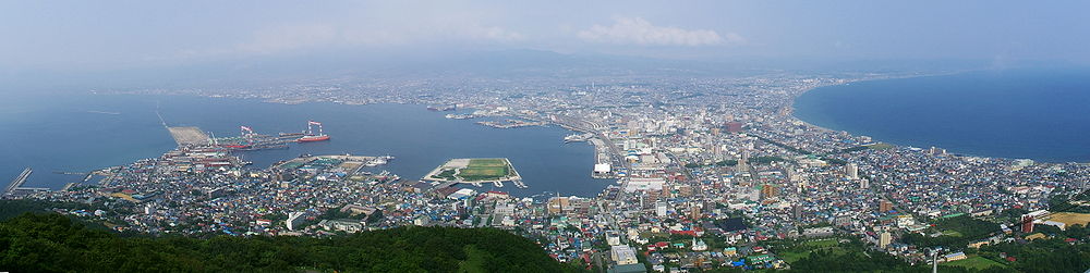 Панорама Хакодате с одноимённой горы