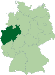 Северный Рейн-Вестфалия на карте