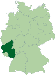 Рейнланд-Пфальц на карте