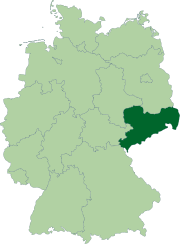 Свободное государство Саксония на карте
