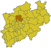 Реклингхаузен (район) на карте