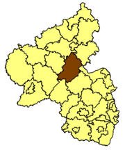 Рейн-Хунсрюк (район) на карте