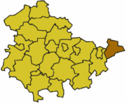 Альтенбург (район) на карте