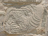 Sechín Archaeological site - relief (head).jpg