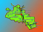 Котовск на карте района