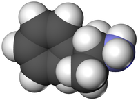 Декстроамфетамин: вид молекулы
