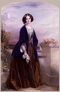 Эффи Грей, портрет работы Томаса Ричмонда. Эффи считала, что на этом портрете она выглядит как «милая кукла».[1]