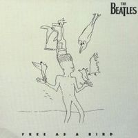 Обложка сингла «Free as a Bird» (The Beatles, 1995)