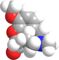 Гидрокодон: вид молекулы