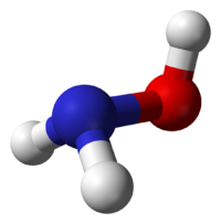 Гидроксиламин: вид молекулы