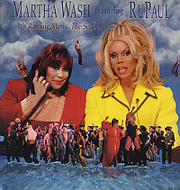 Обложка сингла «It’s Raining Men...The Sequel» (Martha Wash feat. Ру Пол, 1998)