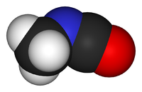 Метилизоцианат: вид молекулы