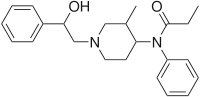 Бета-гидрокси-3-метилфентанил: химическая формула
