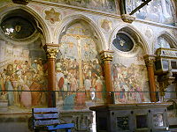Padova, basilica del santo, crocefissione di altichiero.JPG