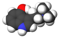 Псилоцин: вид молекулы