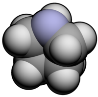 Пирролидин: вид молекулы