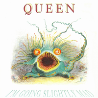 Обложка сингла «I'm Going Slightly Mad» (Queen, 1991)