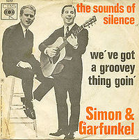 Обложка сингла «The Sound of Silence» (Simon and Garfunkel, 1965)
