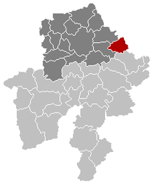 Местоположение Ое (Бельгия)