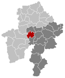 Местоположение Оне (Бельгия)