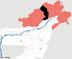Западный Сианг на карте