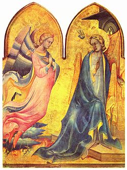 «Благовещение», 1410-15, Флоренция, Галерея Академии