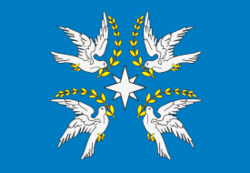 Flag of Druzhnenskoe (Krasnodar krai).png