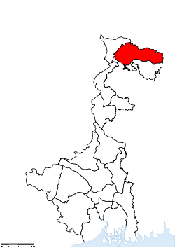 Джалпайгури на карте