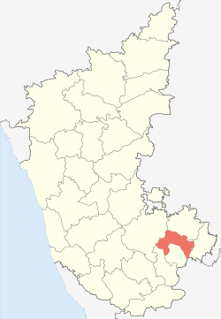 Сельский округ Бангалор на карте