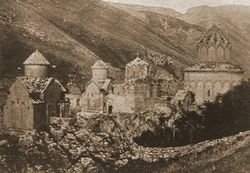 Вид Монастыря Хцконк до 1920 года