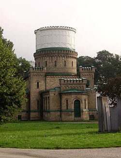 Историческое здание старой Лундской обсерватории, которое было открыто в 1867 году