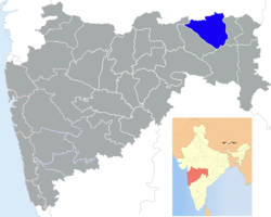 Нагпур на карте