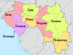 Регионы Гвинеи