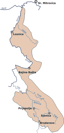 Бассейн Дрины в Сербии