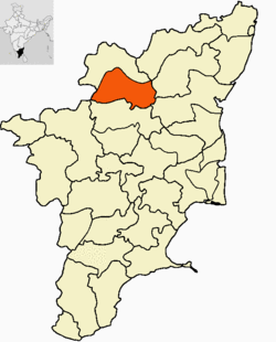 Дхармапури на карте