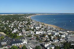 View of Provincetown from Pilgrim Monument looking east, MA.jpg