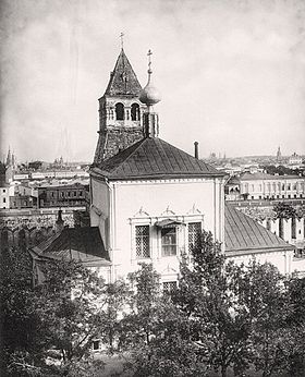 Фото Благовещенской церкви на Житном дворе, 1883 г.