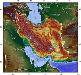 карта: География Ирана
