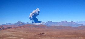 Активность вулкана в 2006 году.