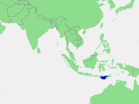 Расположение Саву (выделено синим).