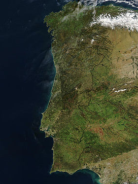 карта: География Португалии