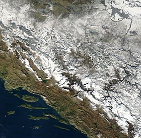 карта: География Боснии и Герцеговины