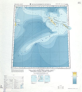 Карта расположения пролива Адмирала Кузнецова