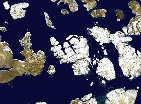 Спутниковая фотография острова