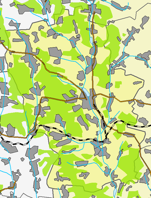 Бережанский район, карта